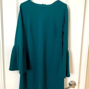 Teal dress size large, NWT